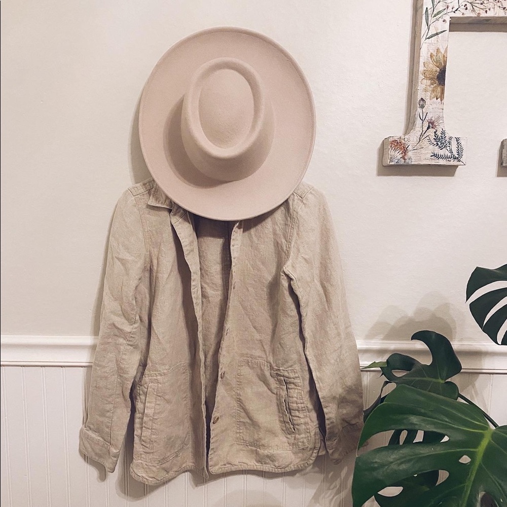 Linen Long Sleeve Button Down